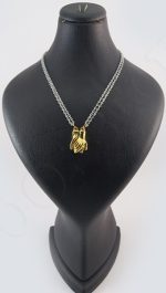 گردنبند جفتی طرح دست دوستی - تصویر 2